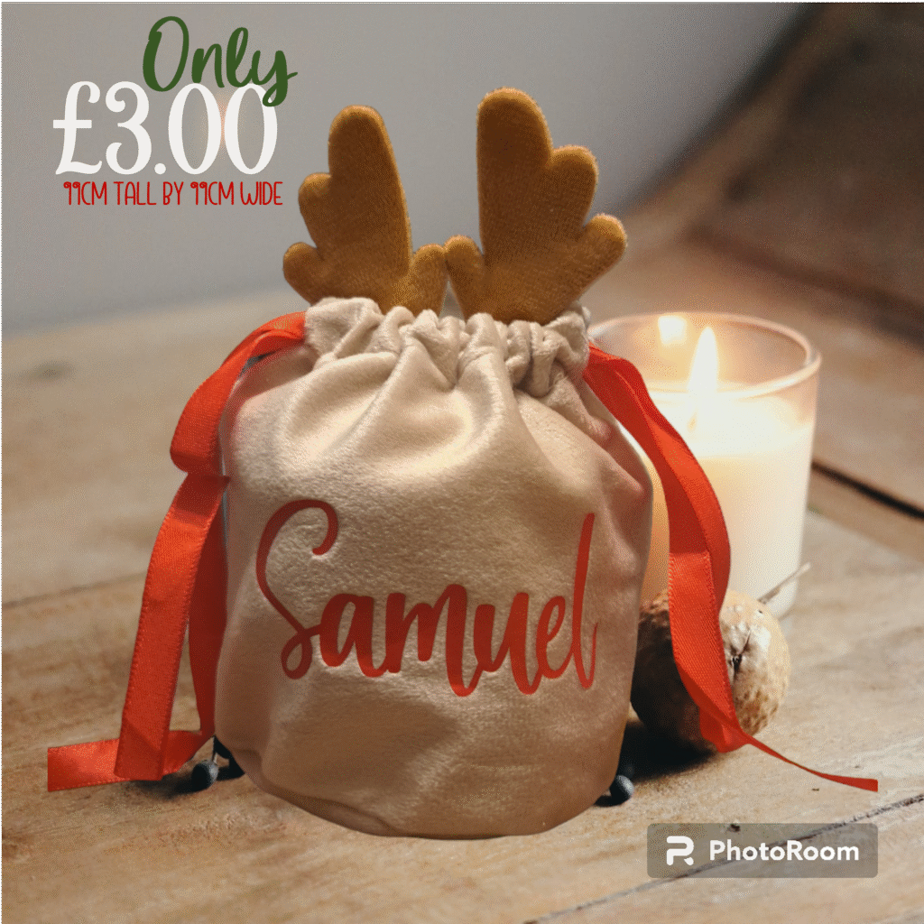 antler reindeer bag small