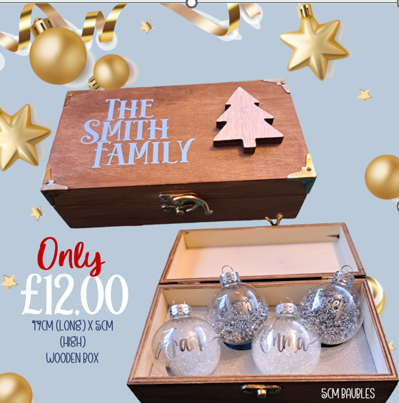 family box blue small