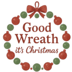 Good Wreath its Christmas Logo